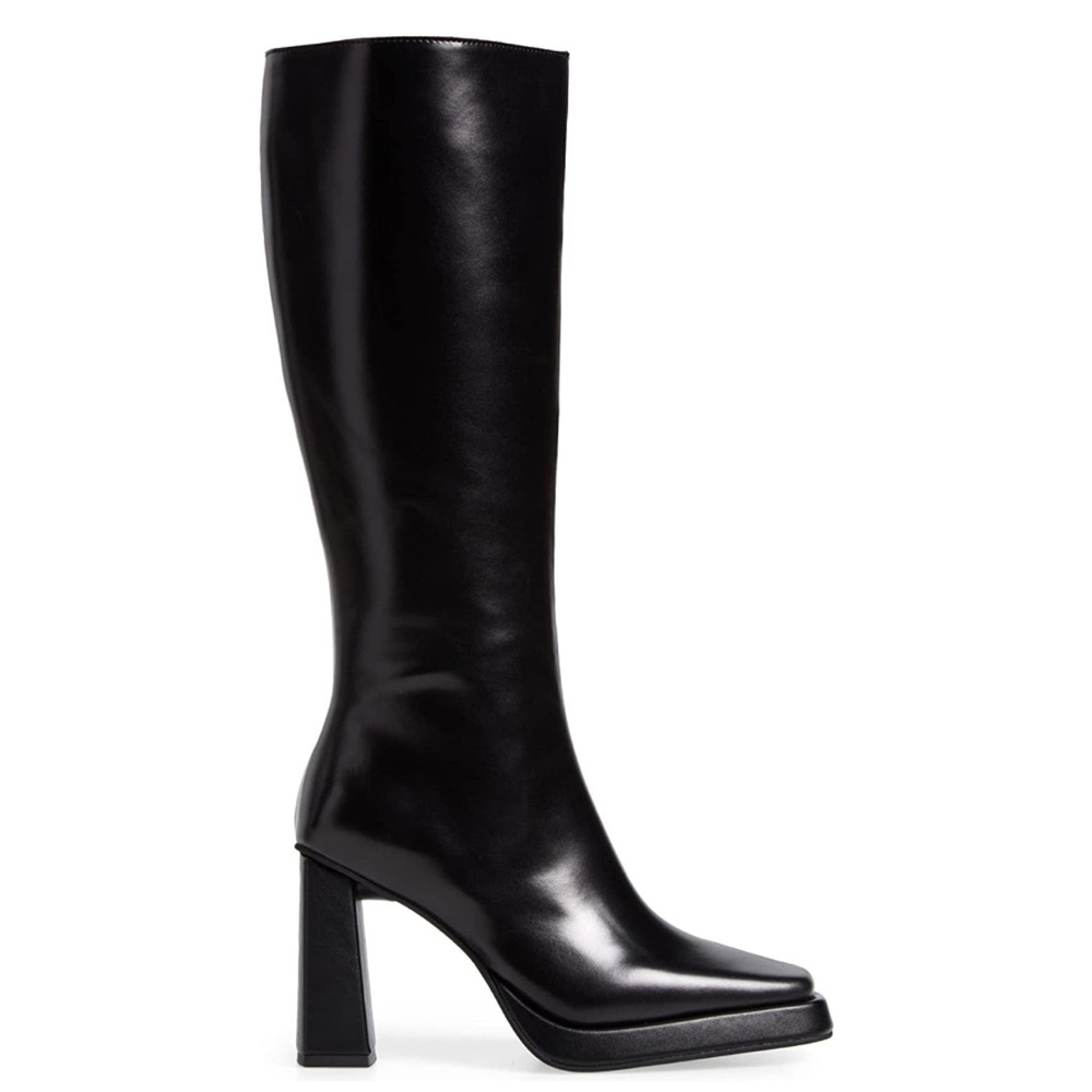 Jeffrey Campbell Black Heeled Boots